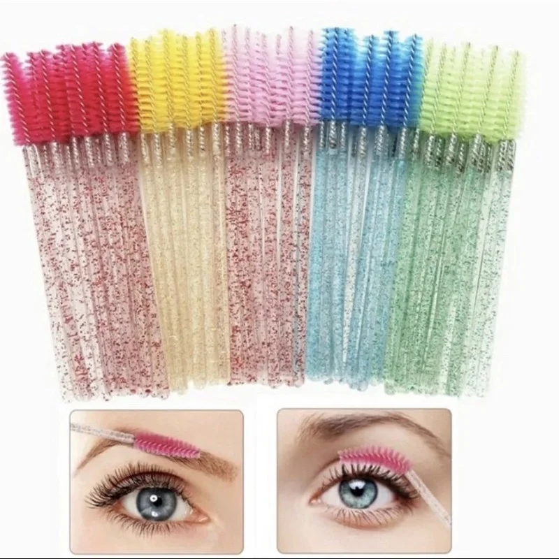 

50 Disposable Eyelash And Eyebrow Brushes Kit