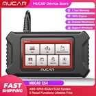 NEWYEAR700Диагностический сканер MUCAR CS4 Obd2, для автомобиля, для сброса давления АБСSRSECMTCM, масла, EPB, SAS, TPMS, TBA, бессрочные Бесплатные автомобильные инструменты