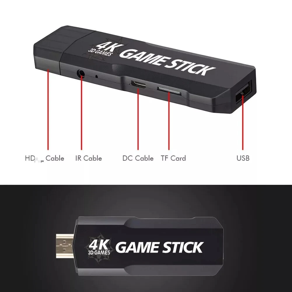 Консоль игровая GD10 2 4 ГГц 40000 ГБ 4K 128 игр |
