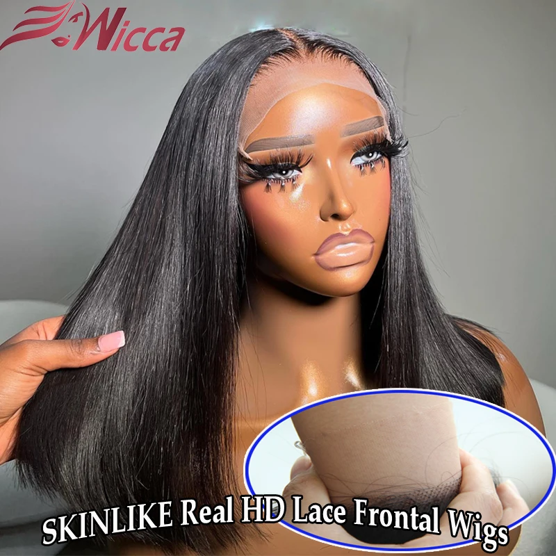 

13x6 прямой парик Боб на сетке спереди предварительно выщипанный 180% бразильский 13x6 Hd прозрачный кружевной передний al парик для женщин человеческие волосы Реми