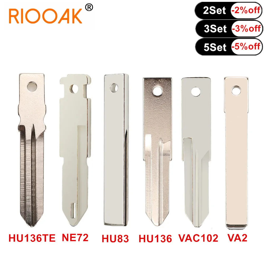 10 шт./лот оригинальный VAC102 HU136 HU136TE NE72 NE73 HU83 VA2 Автомобильная фреза для Renault Peugeot Citroen дистанционный брелок