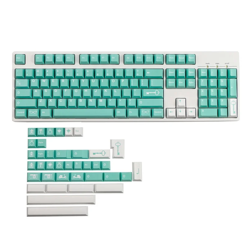 

Колпачки для клавиш Cherry Profile GMK Goodthing PBT, механическая клавиатура с сублимационной печатью, колпачок для клавиш 142 клавиш для MX Switch 61/64/68/71/84/87/104