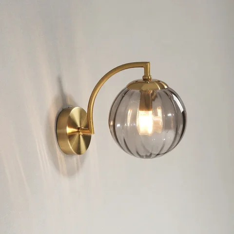 Современная светодиодная настенная лампа, цветная стеклянная настенная лампа, минималистичное прикроватное Бра В скандинавском стиле для гостиной, спальни, столовой, кухни, комнатное освещение