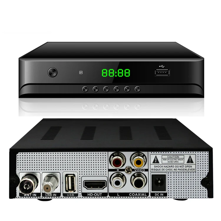 Мини-ТВ-приставка DVB T2 Ricevitore H265 ТВ-тюнер Full-Hd 1080P ТВ-приставка с цифровым