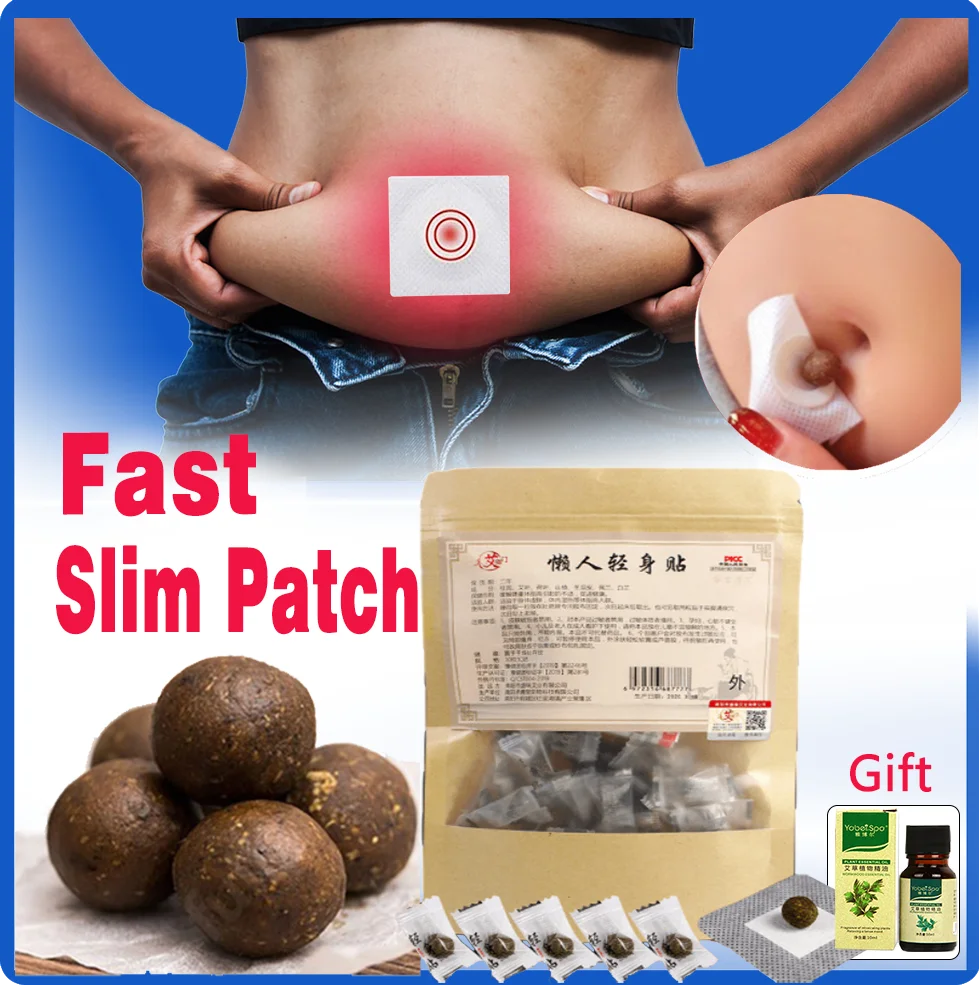 

30/60PCS Fat Burning Patch Chinese Medicine Belly Stickers Body Belly Detox Lose Weight Navel Slim Patch Slimming Products