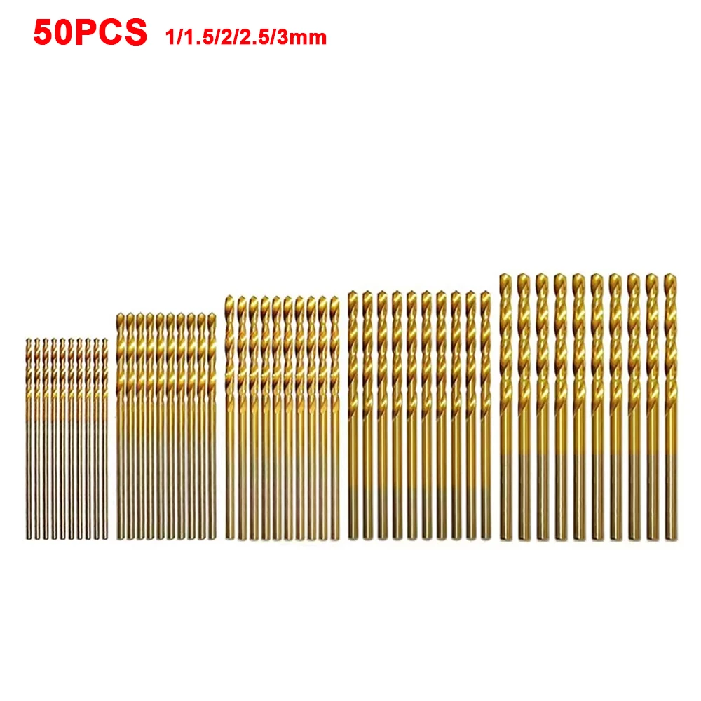 

Набор спиральных сверл HSS, 50/100 шт.