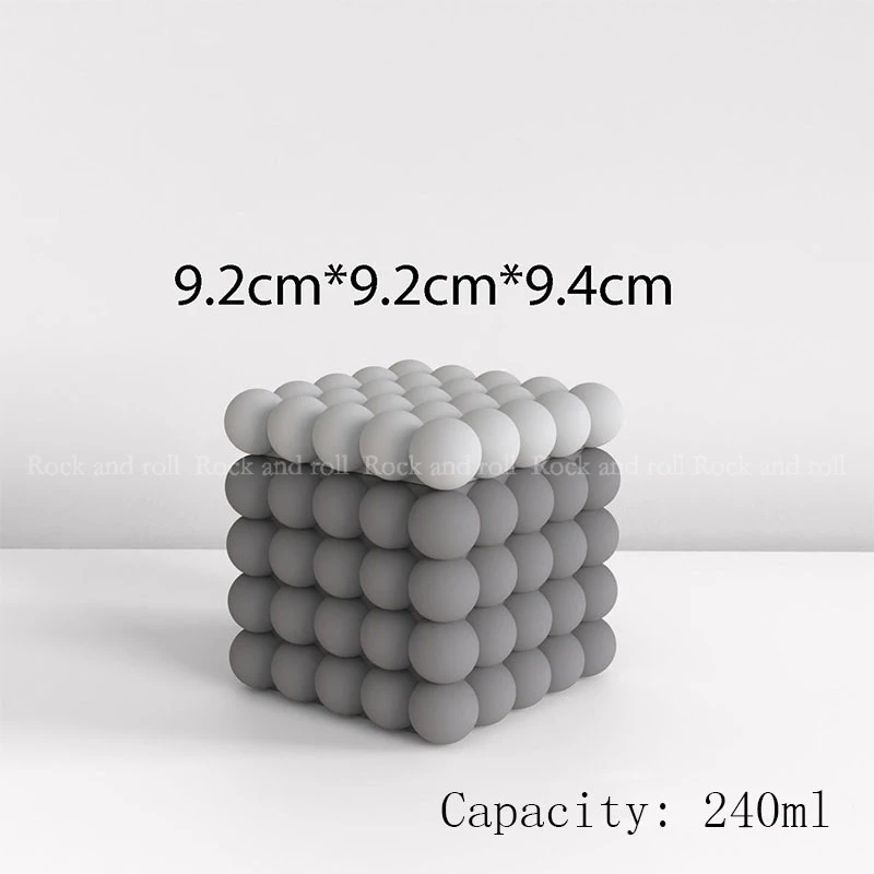 Силиконовая форма для свечей банка с крышкой контейнер Ароматических Свечей