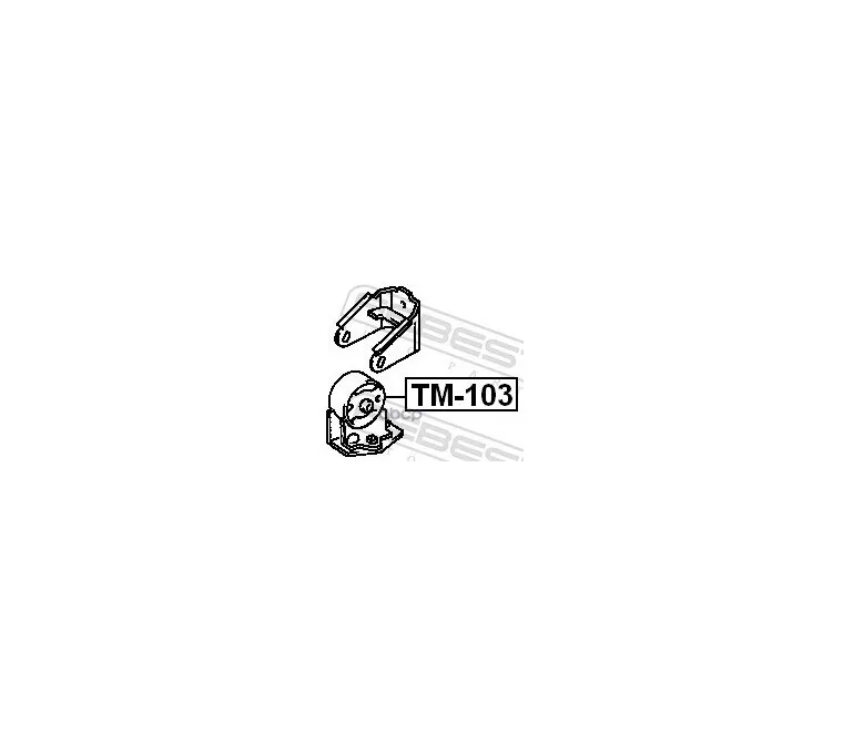 Tm-103 Febest Опора Двигателя Передняя 4afe/5efe/7afe арт. TM103