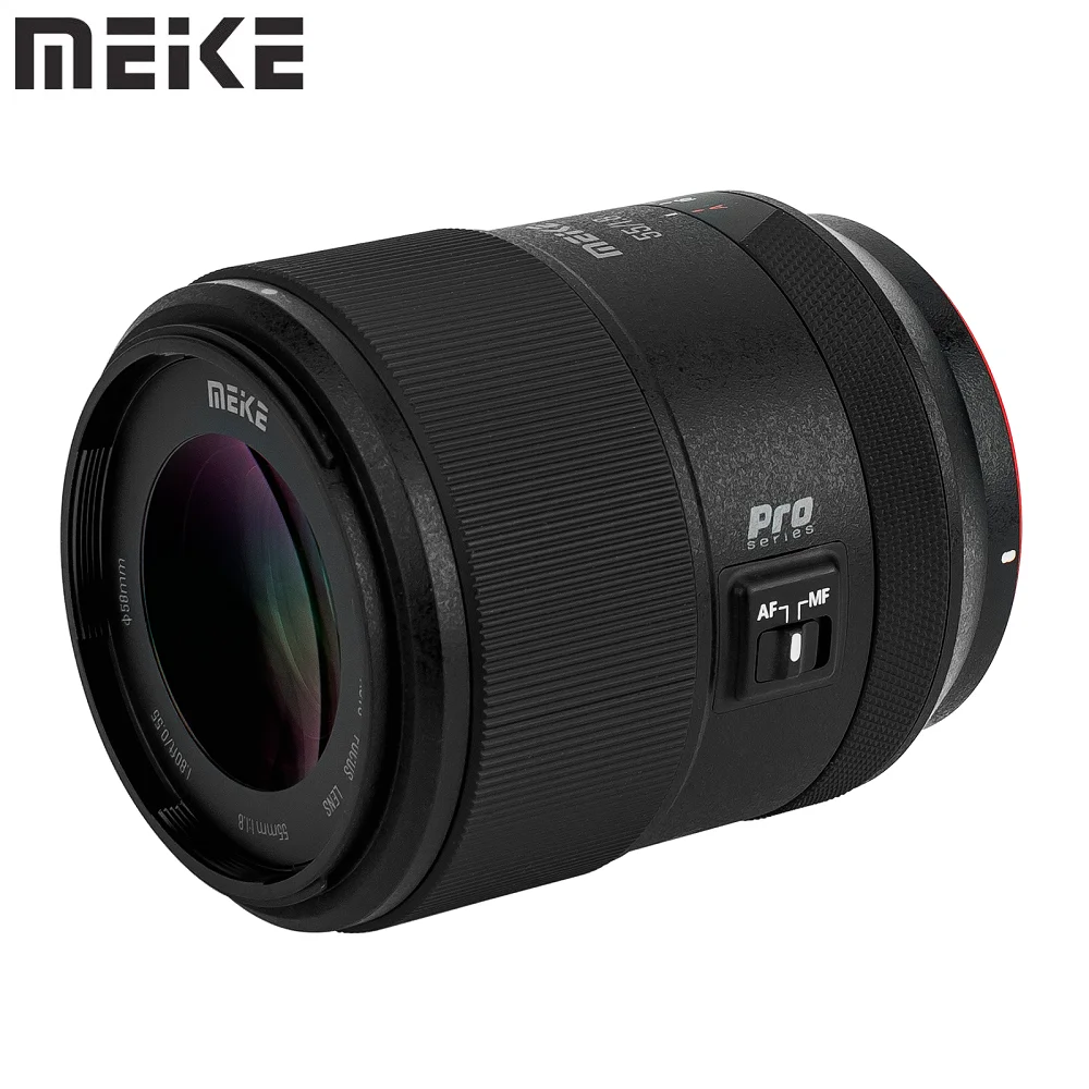 Фото Полнокадровый объектив Meike 55mm f1.8 с автофокусом STM и фиксированной опорной линзой для Sony E mount A9 A7III/для Nikon Z Mount Z9/для камеры с креплением L-Mount №2