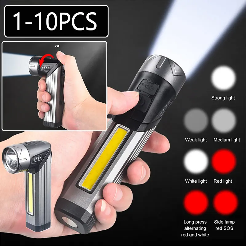 

1-10 шт., лм, вспышка, USB Type-C, зарядка