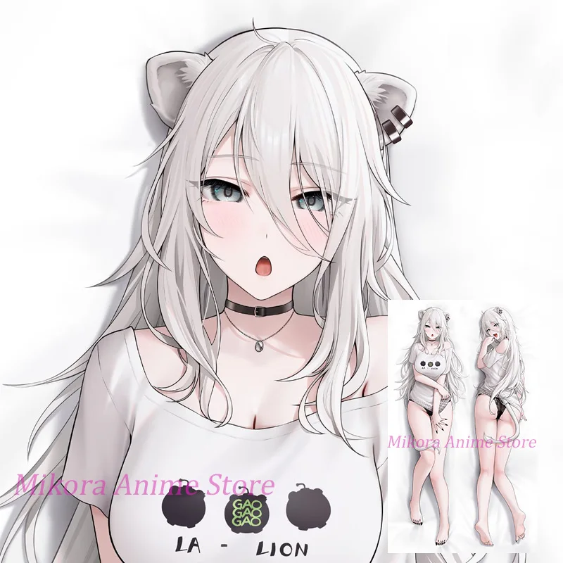 Наволочка для подушки Dakimakura Shishiro Botan Vtuber с двусторонним принтом наволочка в