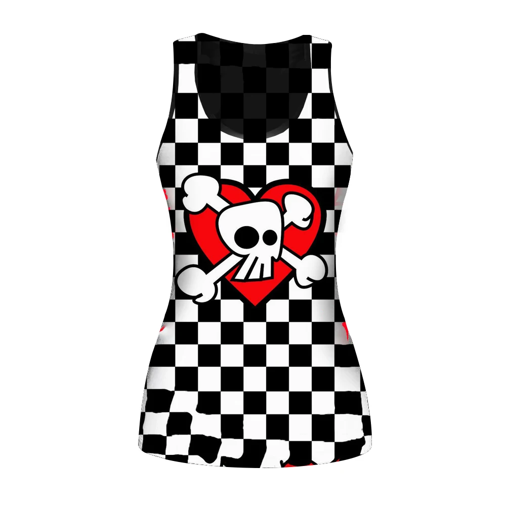 

Summer Women's Fun Butterfly Print Tank Top Women's Sleeveless Harajuku Fitness Women's Black Summer Loose Tank Top Women's