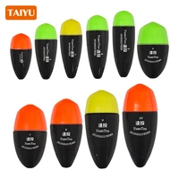 taiyu luminous fishing float set high sensitivity buoy adjustable redgreen color bobber waterproof electronic fishing floats