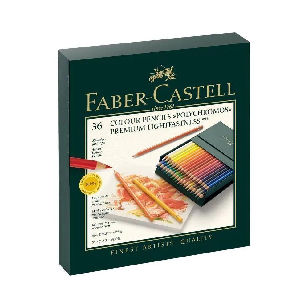 Faber-Castell Карандаши цветные художественные &quotPolychromos" 36 цветов студийная коробка