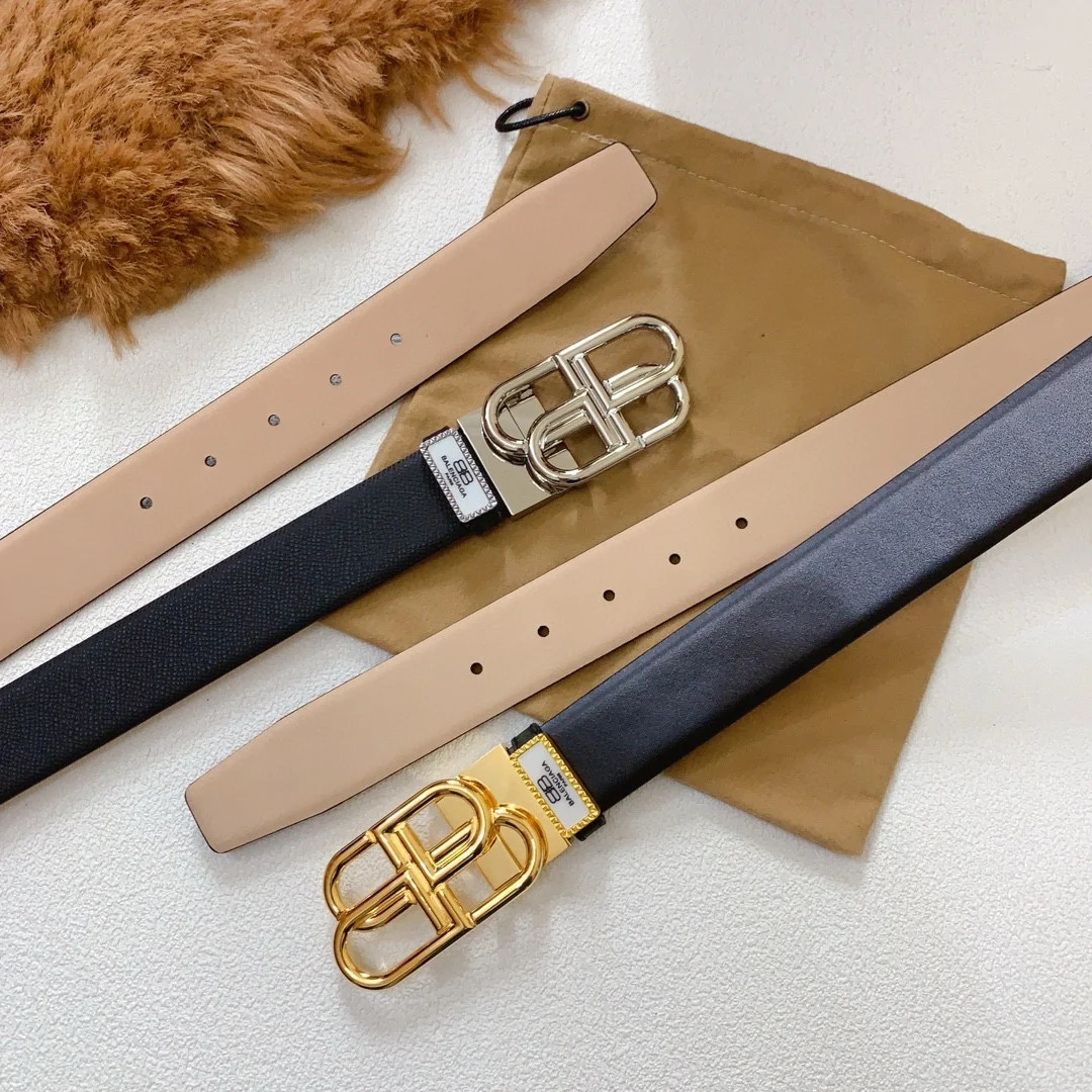 Пояс В Стиле Balenciaga Копия 1:1 ОтОбранный Импортный Ремень Lear Двусторонний Тела