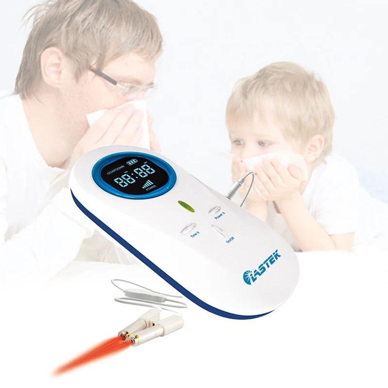 

LASTEK Home Use lllt 650nm Semiconductor Nose Rhinitis Sinusitis Allergy Low Level Laser Therapy Device for Kids and Adult