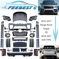 high quality svo type body parts for range rover vogue 2013 2017 l405 upgrade to land rover vogue 2018 2021 facelift body kit
