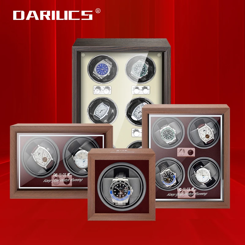 Деревянная намотка для часов Высококачественная автоматическая коробка
