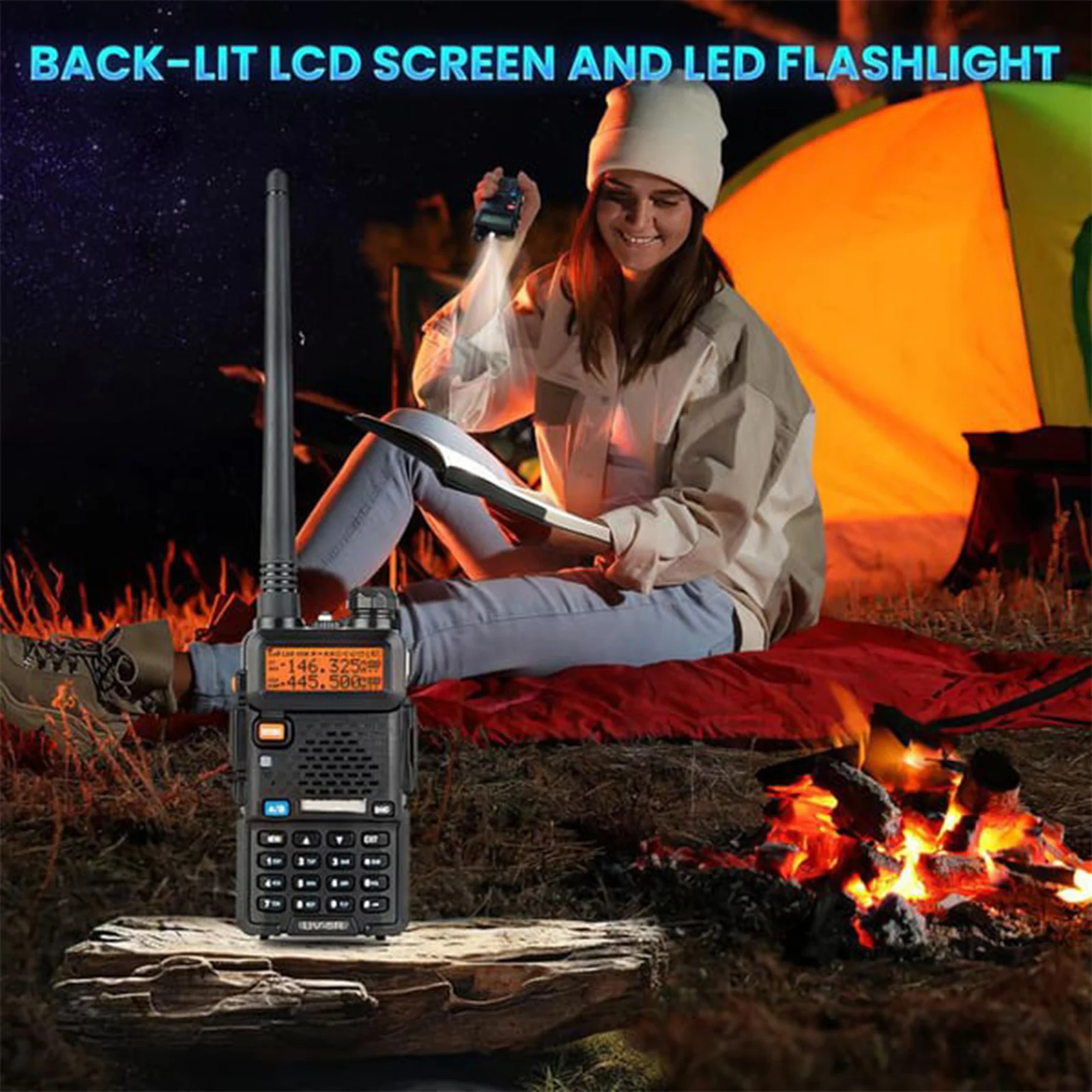 Двухдиапазонная широкополосная двусторонняя радиостанция UV5R