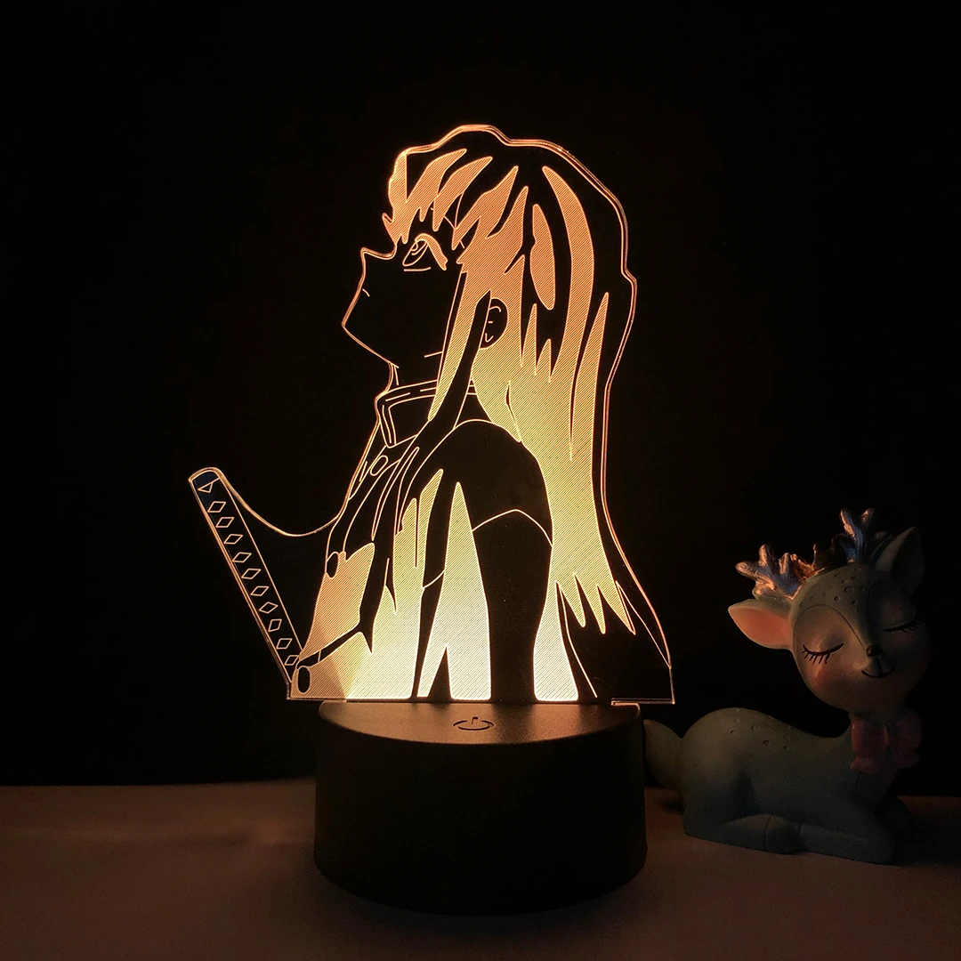 

Kimetsu no Yaiba Muichiro Tokito Led Night Light for Bedroom Decor Gift Nightlight Anime 3d Lamp Muichiro Tokito Demon Slayer