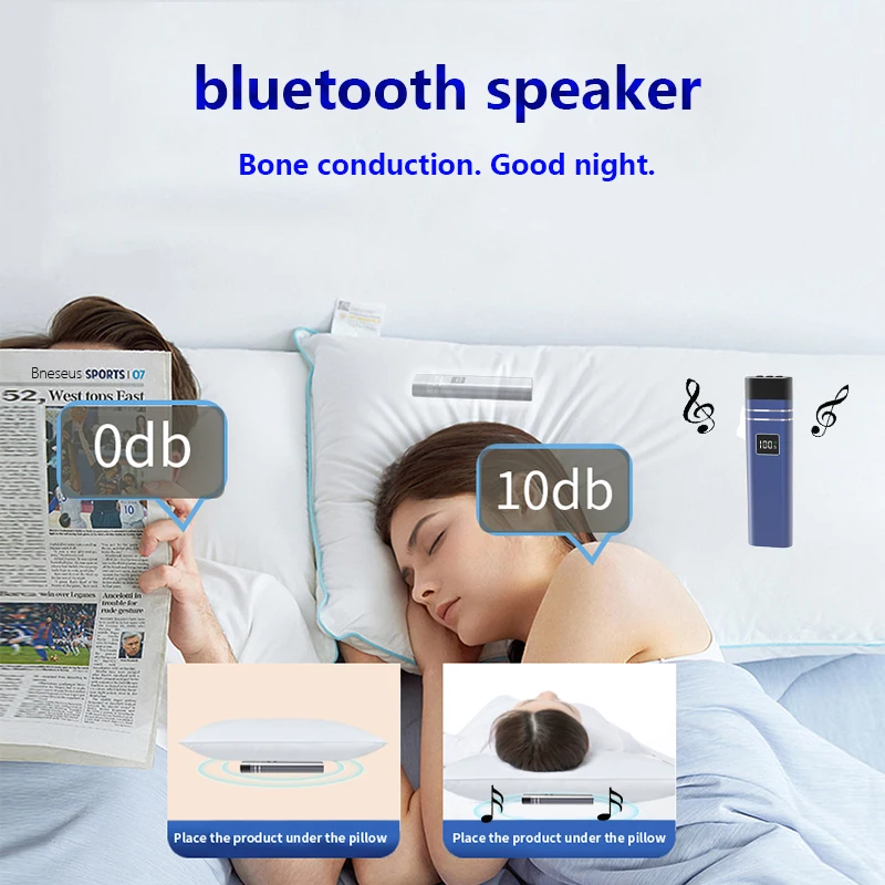 Bluetooth-колонка с костной звукопроводимостью для улучшения сна