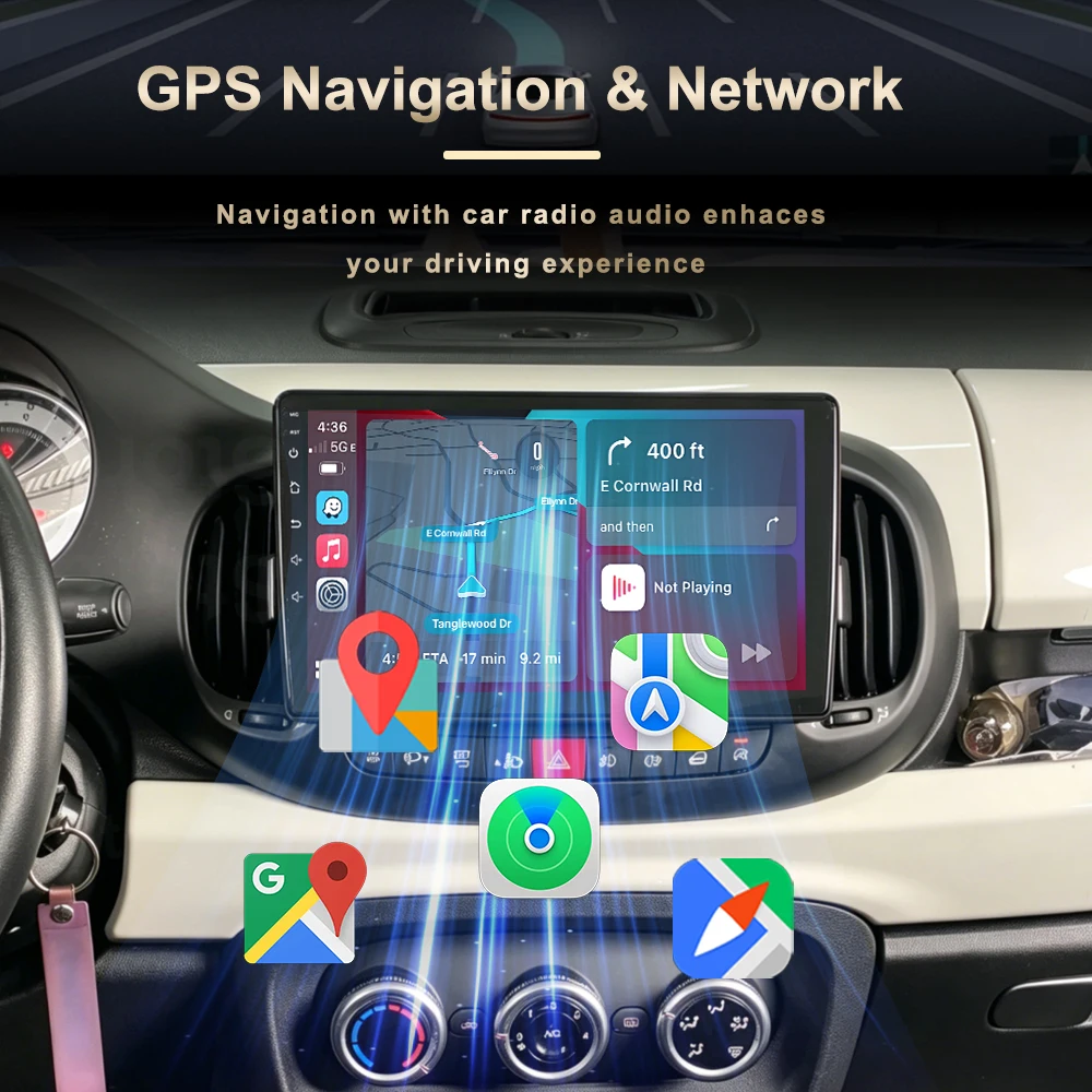 Android 16 Carplay для Fiat 500L Egea Doblo 2012-2017, 8-ядерный GPS-навигатор, автомобильная мультимедийная система, видеоплеер, 4G Wi-Fi, автомагнитола (art.: 3920da2f24434) - 3920da2f24434