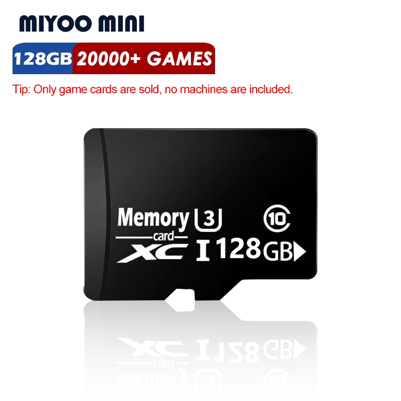 MIYOO MINI V2 Micro Memory SD Card 128GB 20000Games 32GB 64GB SD/TF Flash Card 32 64 128 GB Memory Card for MIYOO V2 Accessories images - 6