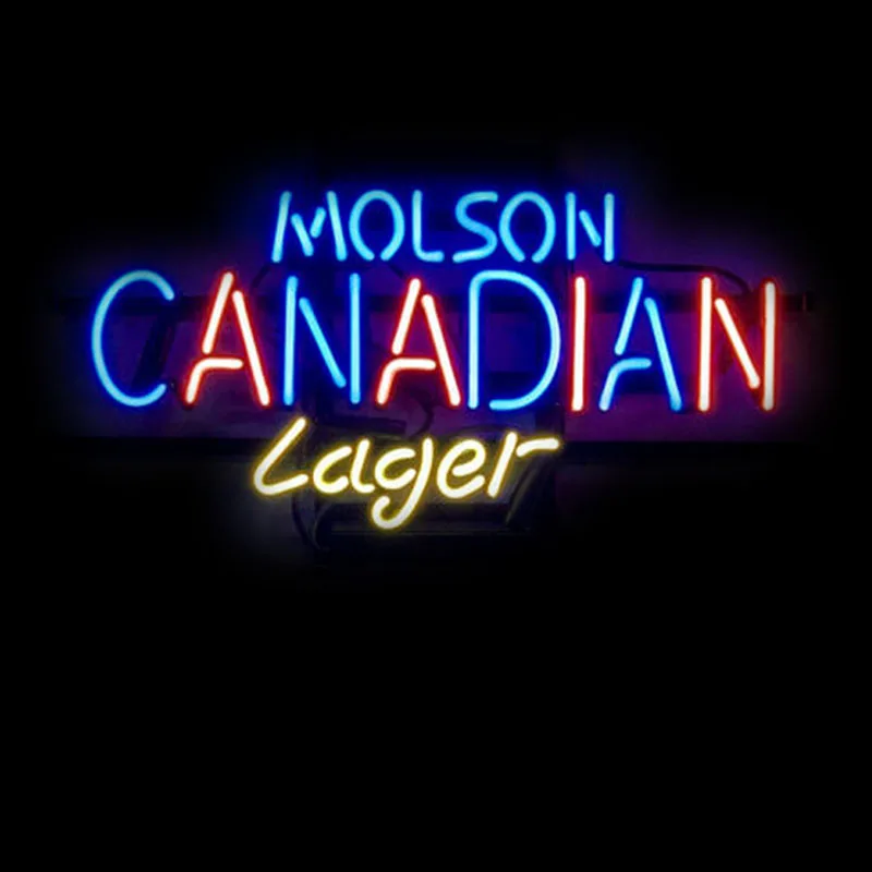 

Neon Sign Molso Canadia Lager Neon Bulb Sign Acrylic Aesthetic Room Decor Restaurant Wall sign Beer Bar Club Hotel Glass Lamp