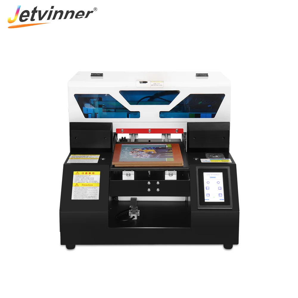 A4 UV Printer For EPSON L800 UV Flatbed Printing Machine Multifunction Flatbed Automatic DTG Print Phone Case Wood T-shirt Print
