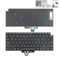 new us layout keyboard for dell latitude 13 7300 7320 e7320 5320 black 00x69h