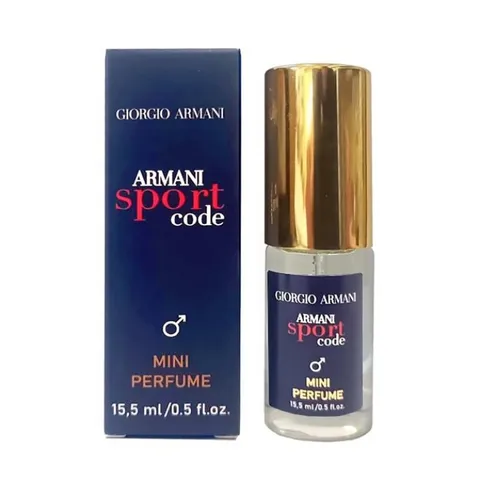 Мини парфюм Мужская парфюмерная вода Armani Code Sport, 15,5  мл