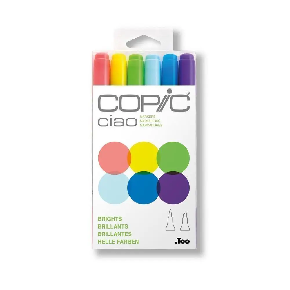 Copic Ciao alcohol based markers set light colors 6 | Art Markers
