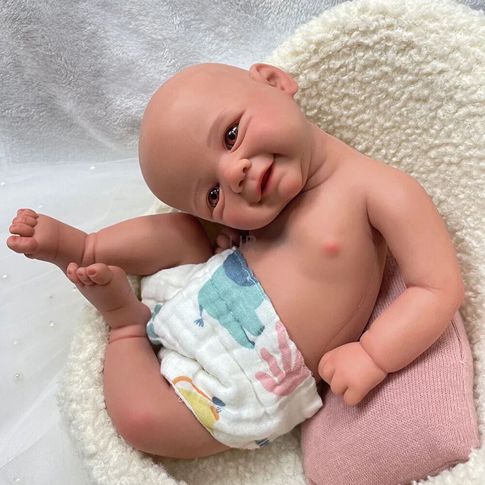17 &quotсупермягкие силиконовые куклы Reborn для новорожденных девочек невиниловые