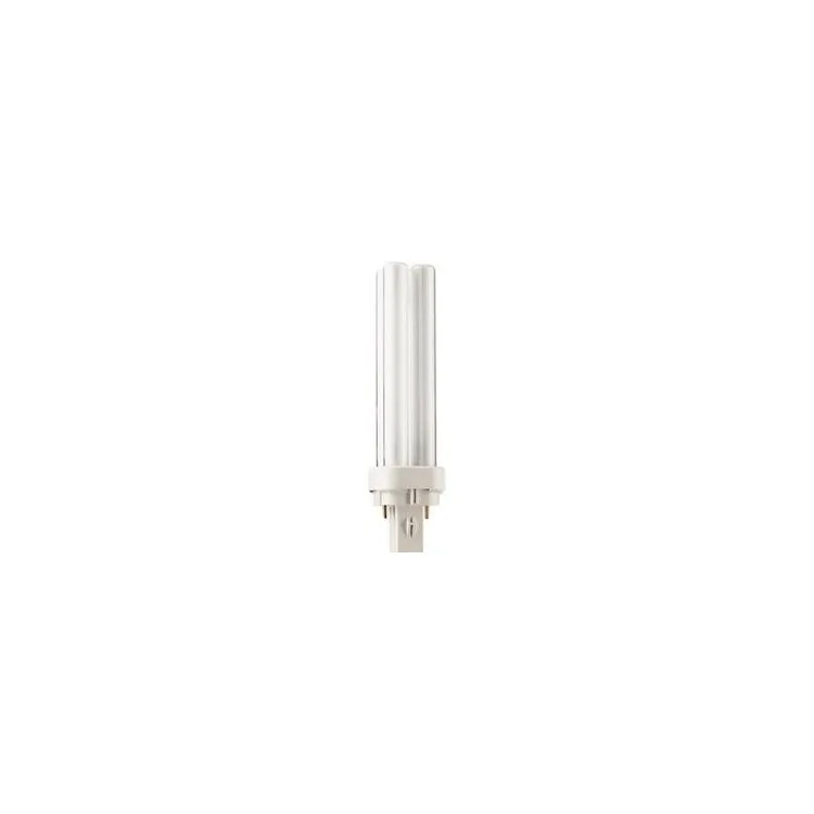 Лампочка Dulux-D Philips 13w/830 светло-желтая