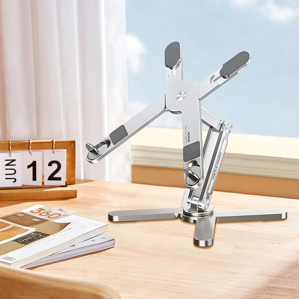 Новая складная подставка для ноутбука 360° ° Вращающийся стол держатель из