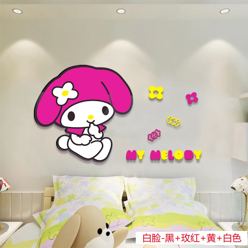 

Cartoon Anime 3D Stereo Wall Stickers Acrylic Children's Room Wall Stickers