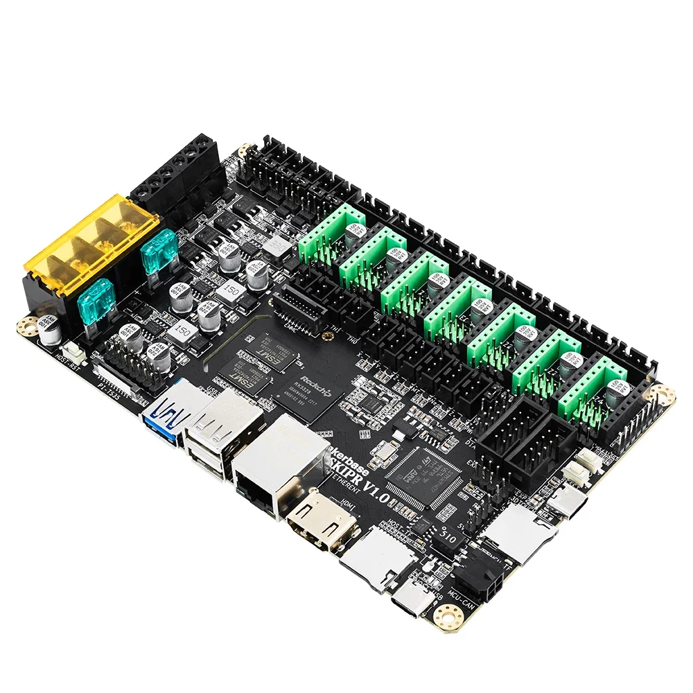 Makerbase MKS скейтборд с четырехъядерным 64-битным SOC STM32F407VET6 бортовой скейтпер EMMC для