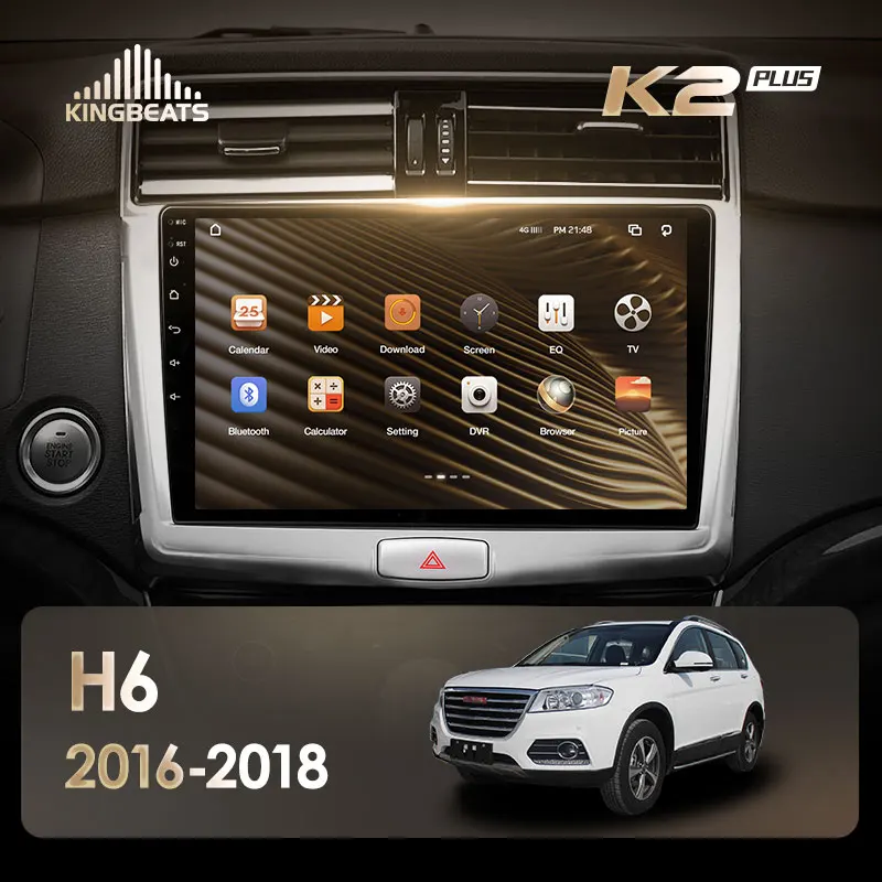 KingBeats штатное головное устройство For GREAT WALL Haval H6 2016 - 2018 GPS Android 10 автомагнитола на