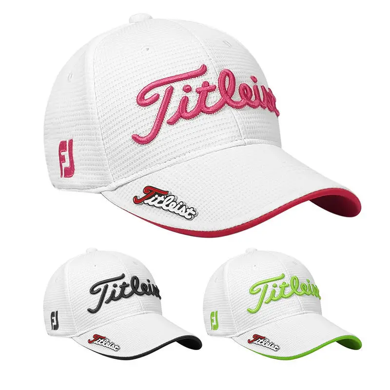 

Golf Baseball Cap Mesh Breathable Sun Hat Galf Hat Outdoor Sports Sun Protection Adjustable Hat Golf Sports Cap