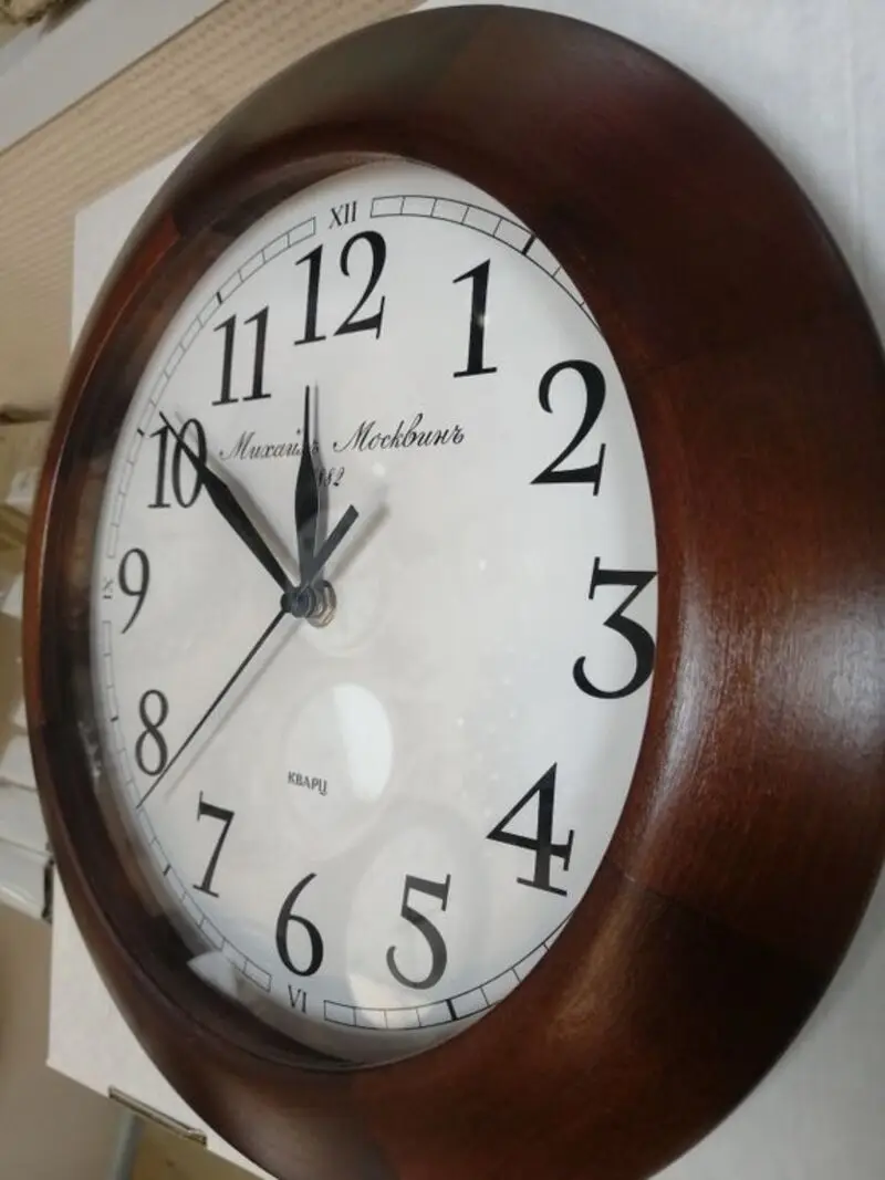 Часы настенные Михаилъ Москвинъ 5028659 Корпус-цельное дерево Плавный ход - купить