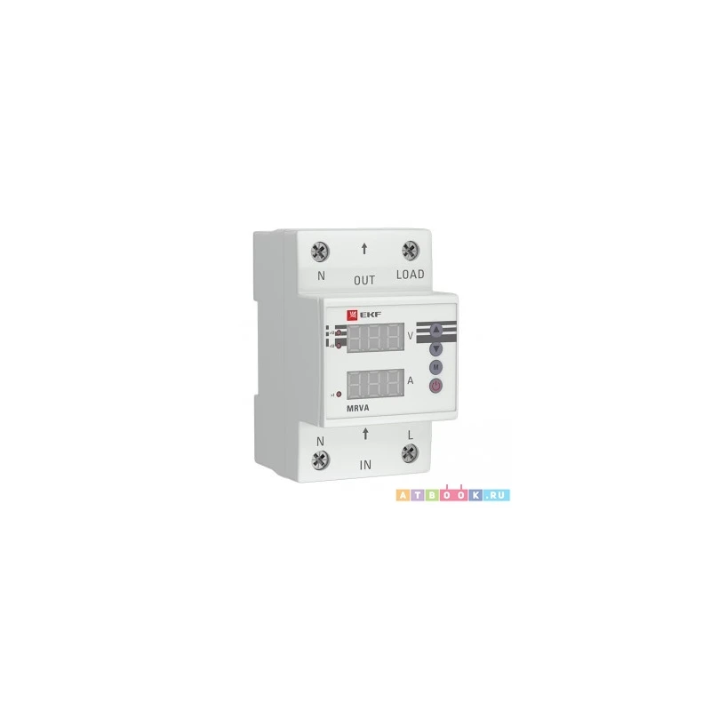 Настройка реле напряжения ekf mrva 63a