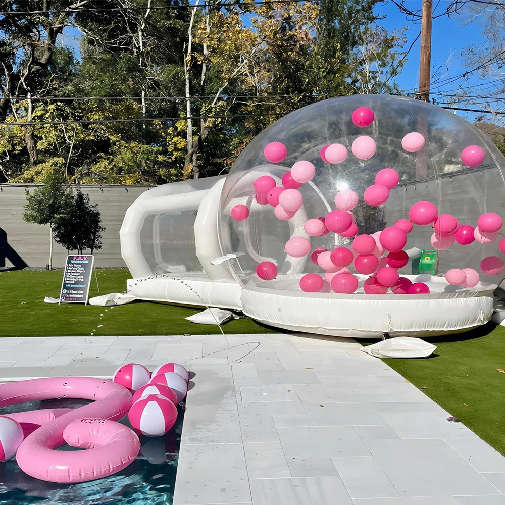 Надувной пузырьковый домик со прыгающим дном 10 футов прыгающий для детей день