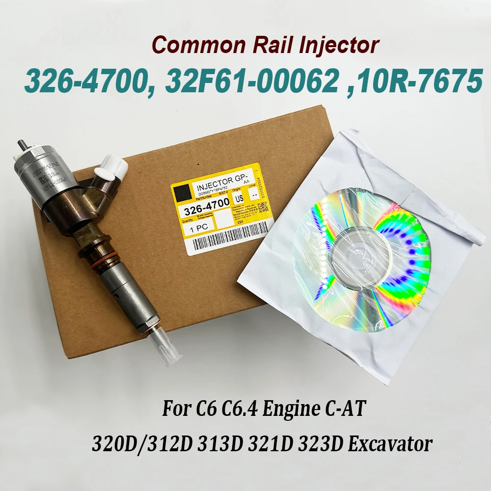 326-4700 32F61-00062 10R-7675 инжектор общей топливной магистрали для C6 C6.4 двигателя Φ 320D/312D 313D