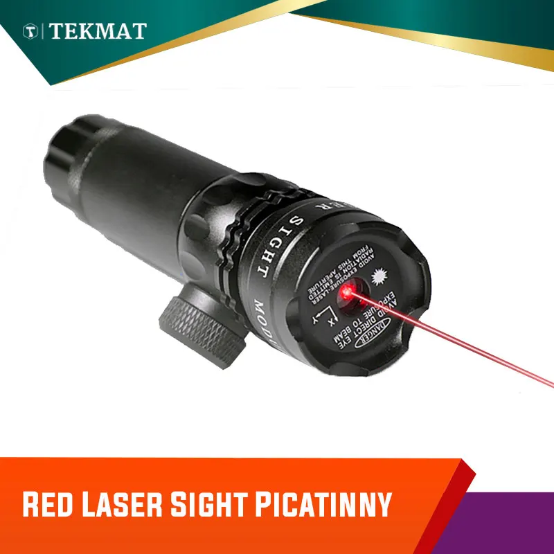 

Tekmat Tactical Accessories Red Laser Sight Rifle Switch Picatinny Dot Scope With Rail Barrel Mount Xhunter