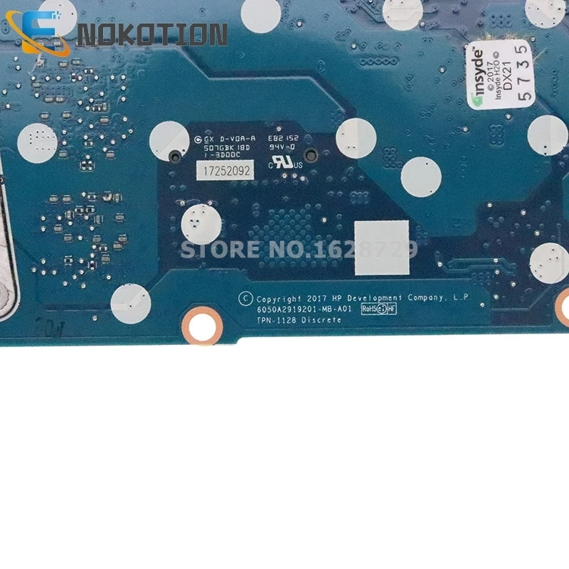 926318-001 926318-501 926318-601 для HP 13-AD 13-AD019TX 13-AD020TX материнская плата ноутбука SR341 I7-7500U MX150 2 ГБ