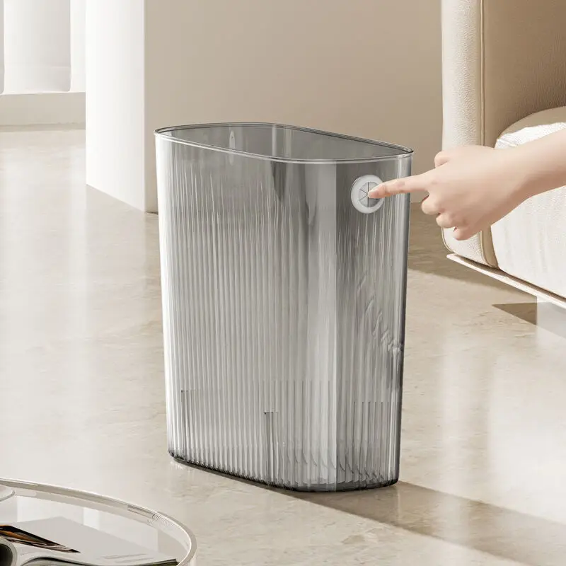 Шивы Мусорный Бак Кольцо Без Давления Прозрачный Ящик Домашняя Спальня Ванная