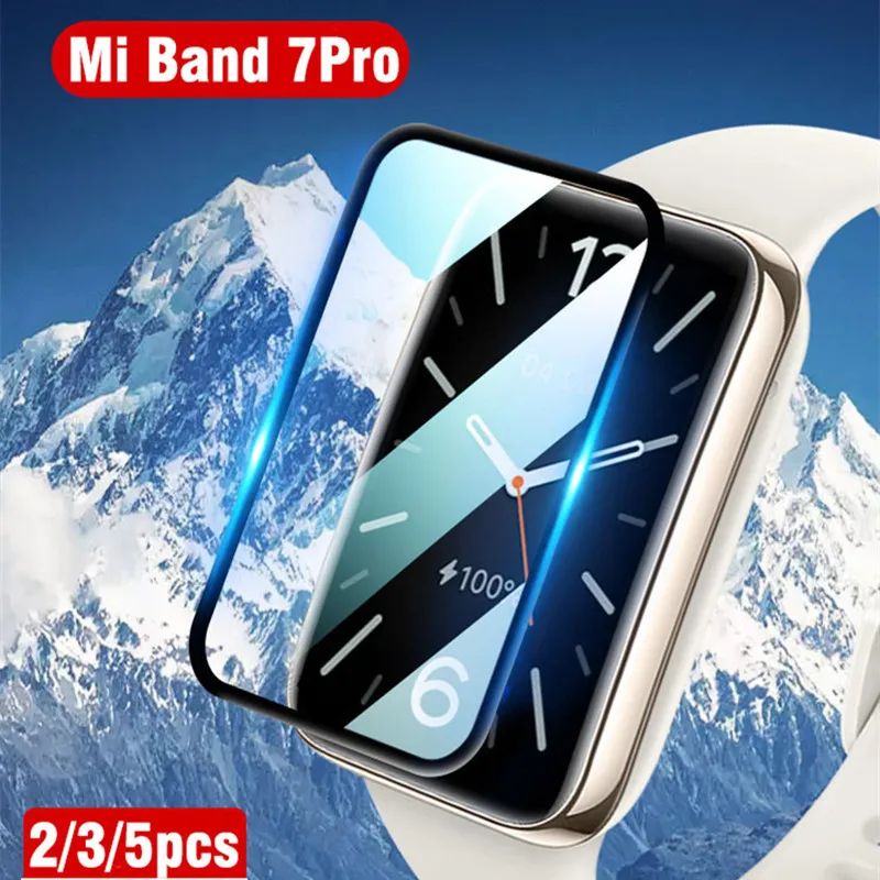 HD Hydrogel Film for Xiaomi Band 7 Pro Screen Protector for Mi Band 6 7 Full Cover Protective for Mi band7 Smart Watch Not Glass