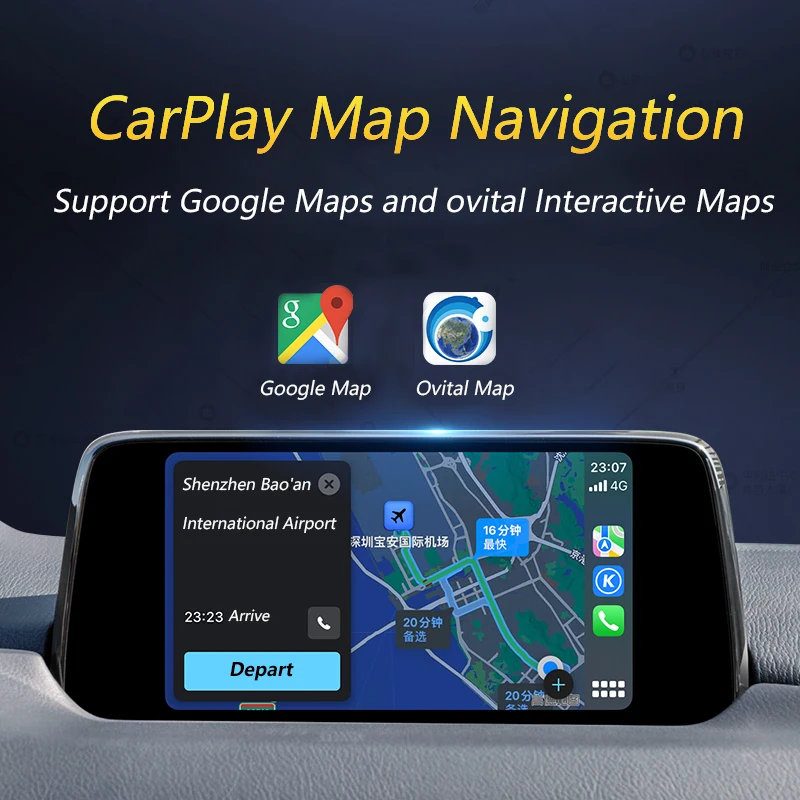 Новое обновление P2 Apple CarPlay Android автомобильный USB-адаптер концентратор OEM для