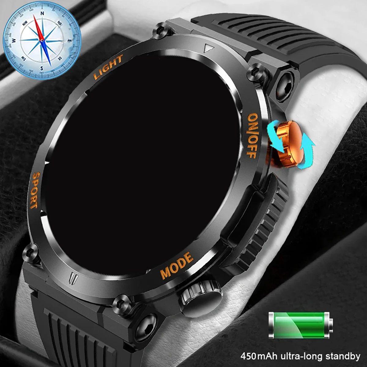 

2023 New Arrival SmartWatch Band Men Women HT17 Outdoor High Quality Full Touch AI Voice Assistant Wireless Charging For Apple