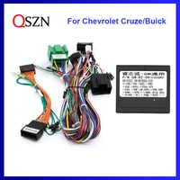 qszn canbus box adaptor decoder for chevrolet cruze buick regal verano with 16pin wiring harness cable android car radio